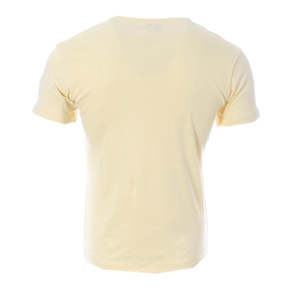 T-shirt Jaune Homme RMS26 Basic vue 2