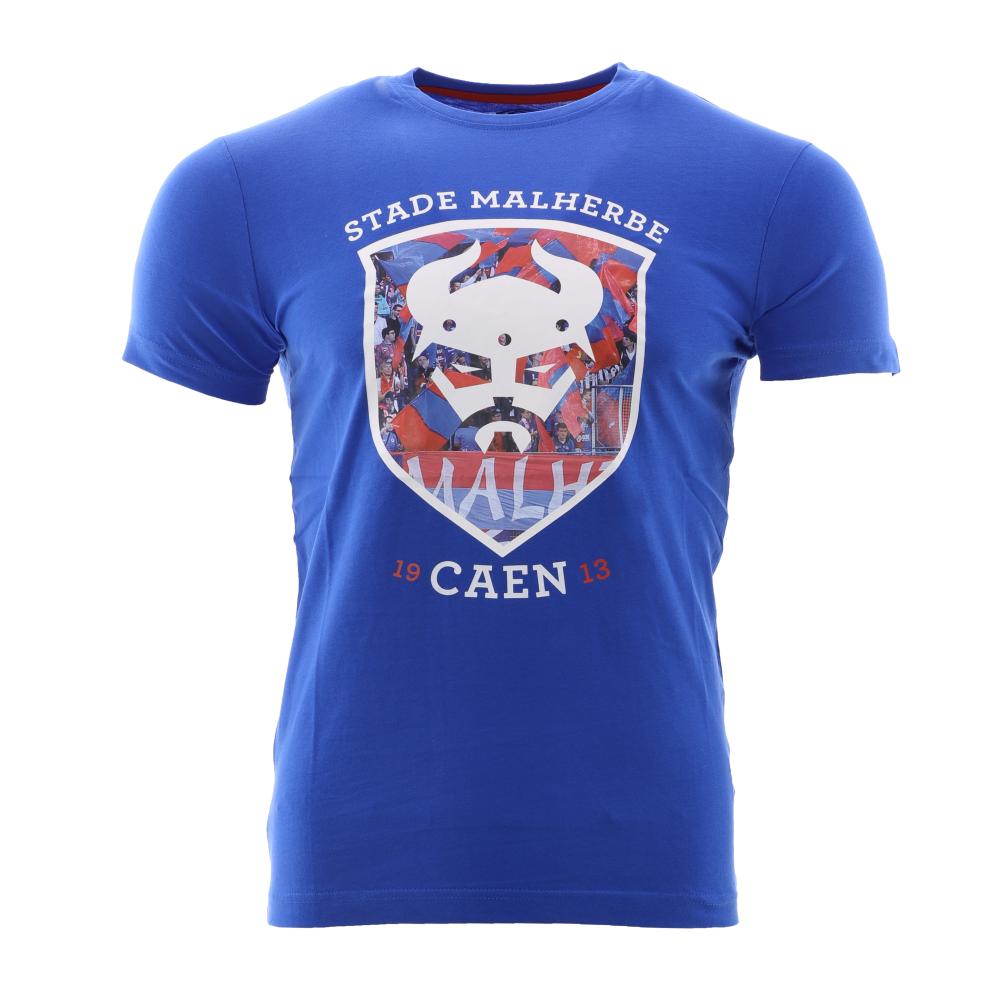 SM Caen T-Shirt Foot Bleu Homme Umbro pas cher