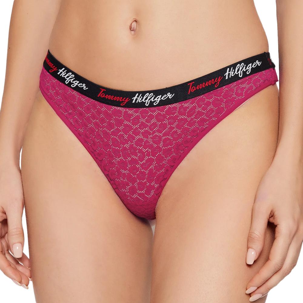 Tanga Bleu/Bordeaux/Rose/Noir Femme Tommy Hilfiger Underwear vue 2