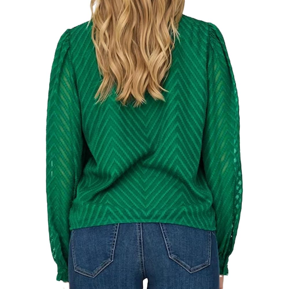 Blouse Verte Femme JDY Gretha vue 2