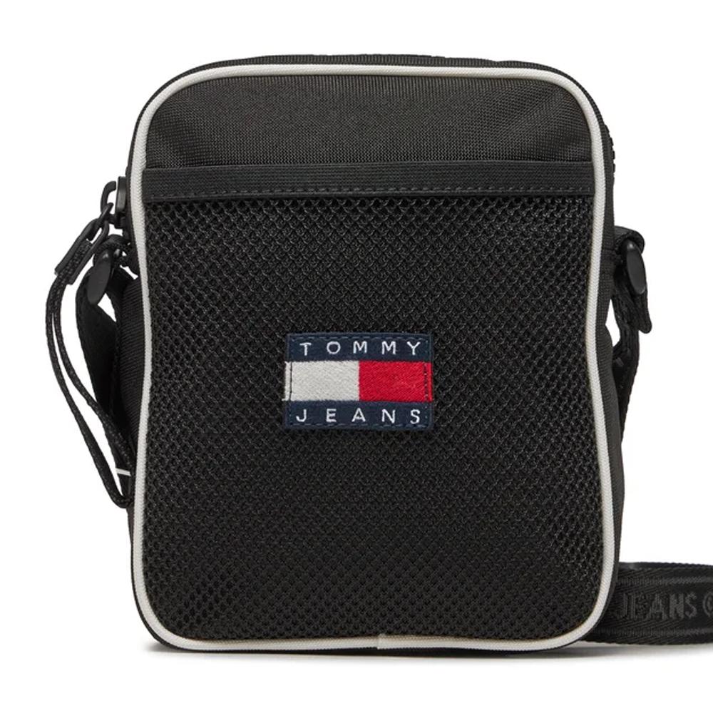 Sacoche Noir Homme Tommy Hilfiger Heritage Reporte pas cher