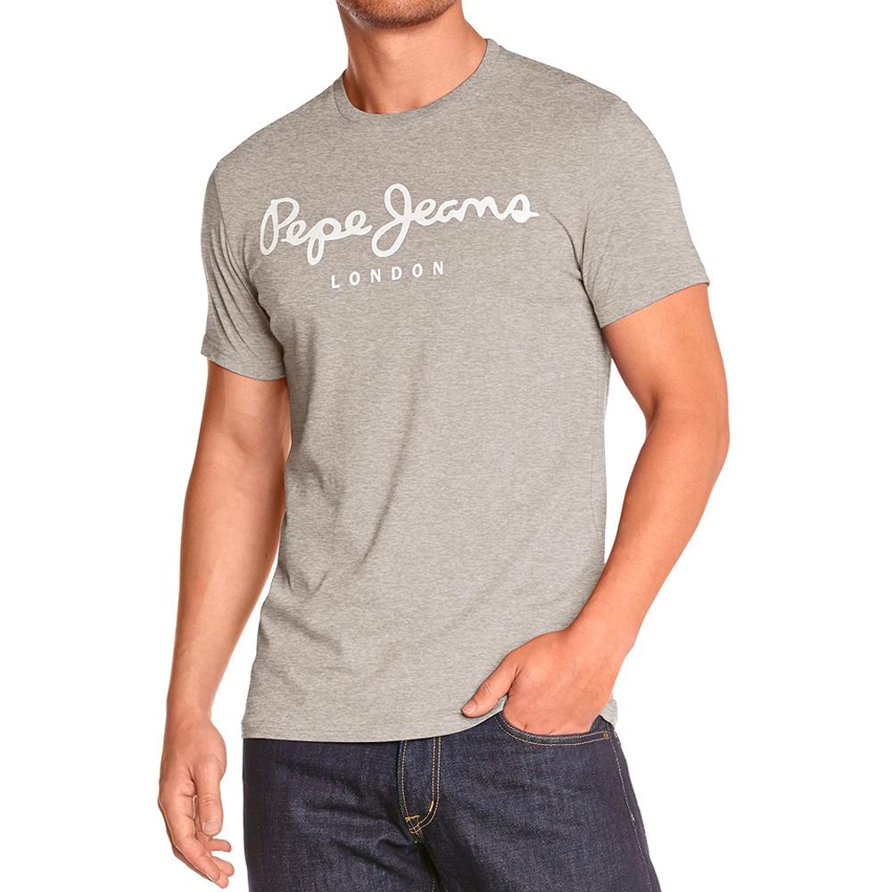 T-Shirt gris homme Pepe Jeans Original Stretch pas cher