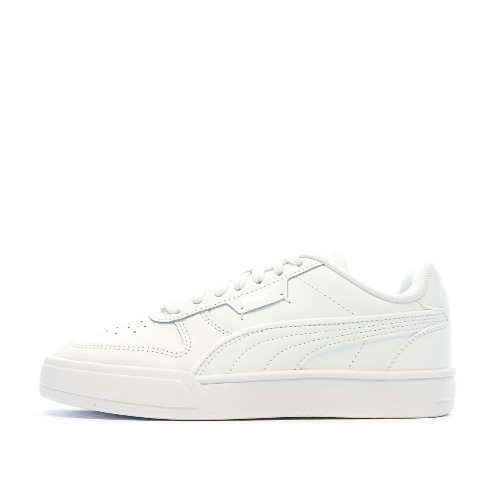 Baskets Blanches Garçon Puma Caven Dime pas cher