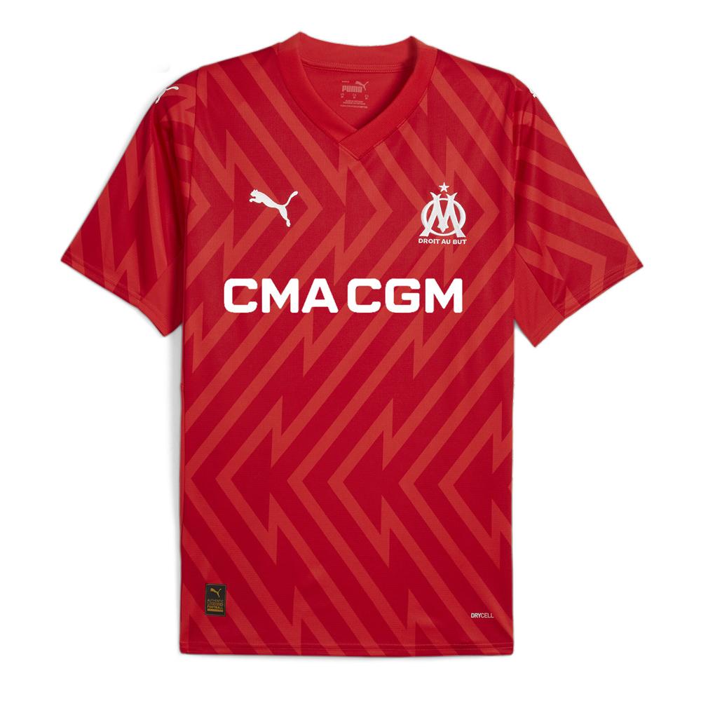 OM Maillot Réplica Gardien Rouge Homme Puma 24/25 pas cher