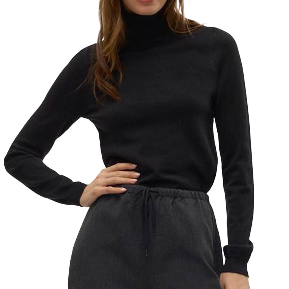 Pull Noir Femme Vero Moda Happyshine pas cher