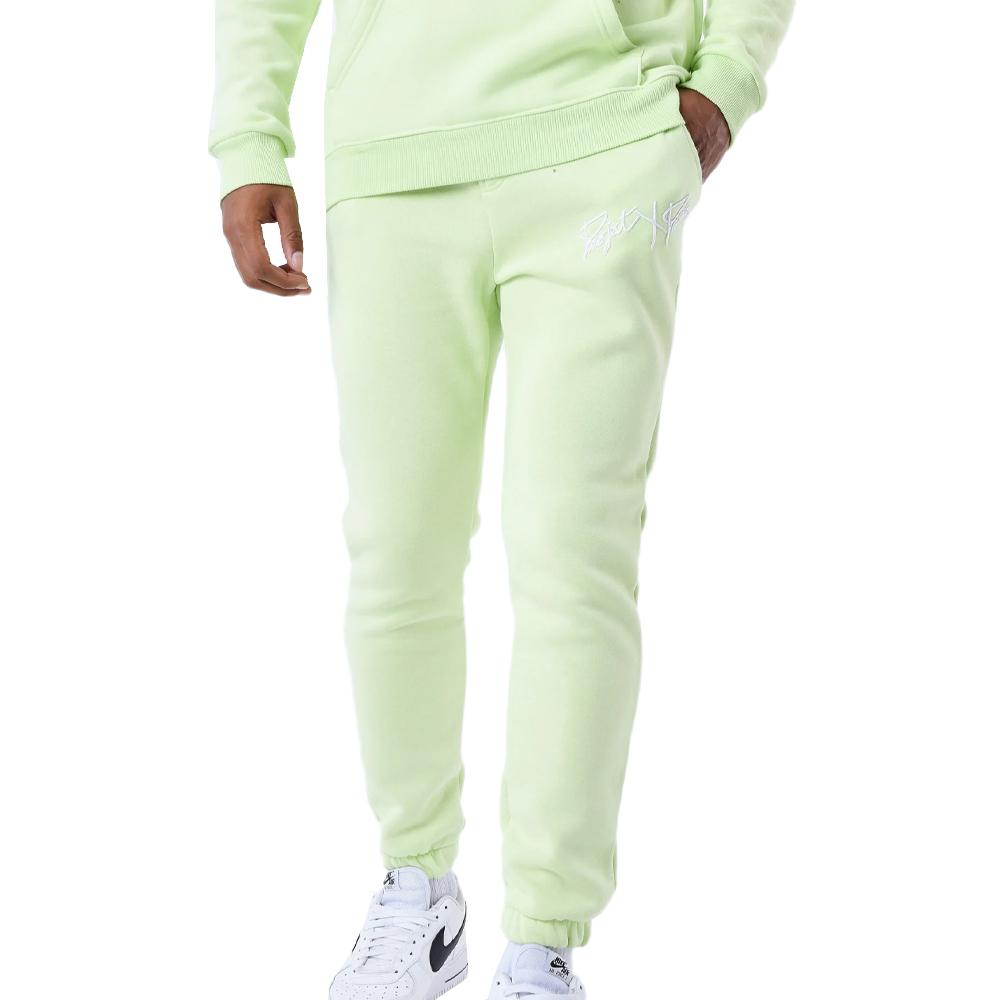 Jogging Vert Fluo Homme Project X Paris  Basic pas cher