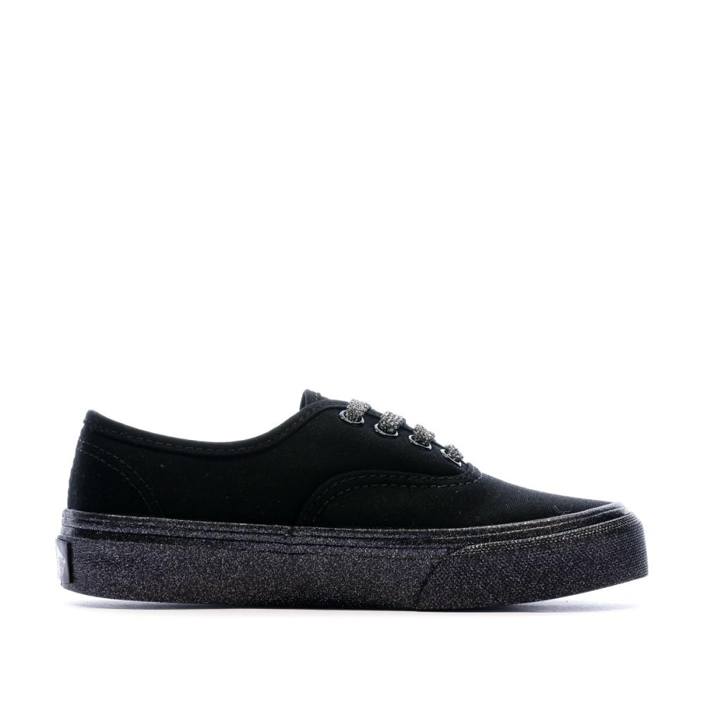 Baskets Noir Fille Vans Authentic vue 2