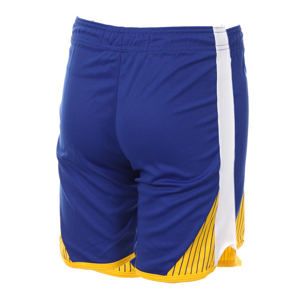 Short de Basketball Bleu/Jaune Garçon NBA Golden State Warriors vue 3