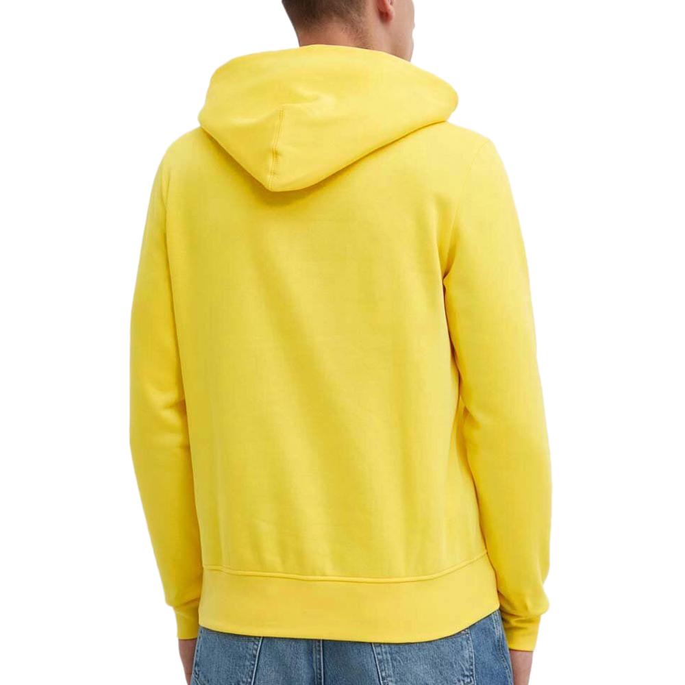 Sweat à capuche Jaune Homme Tommy Hilfiger Flag Logo vue 2