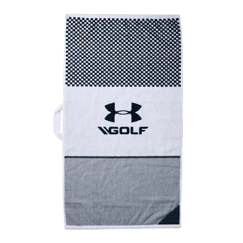 Serviette Blanche/Noire Homme Under Armour Towel pas cher