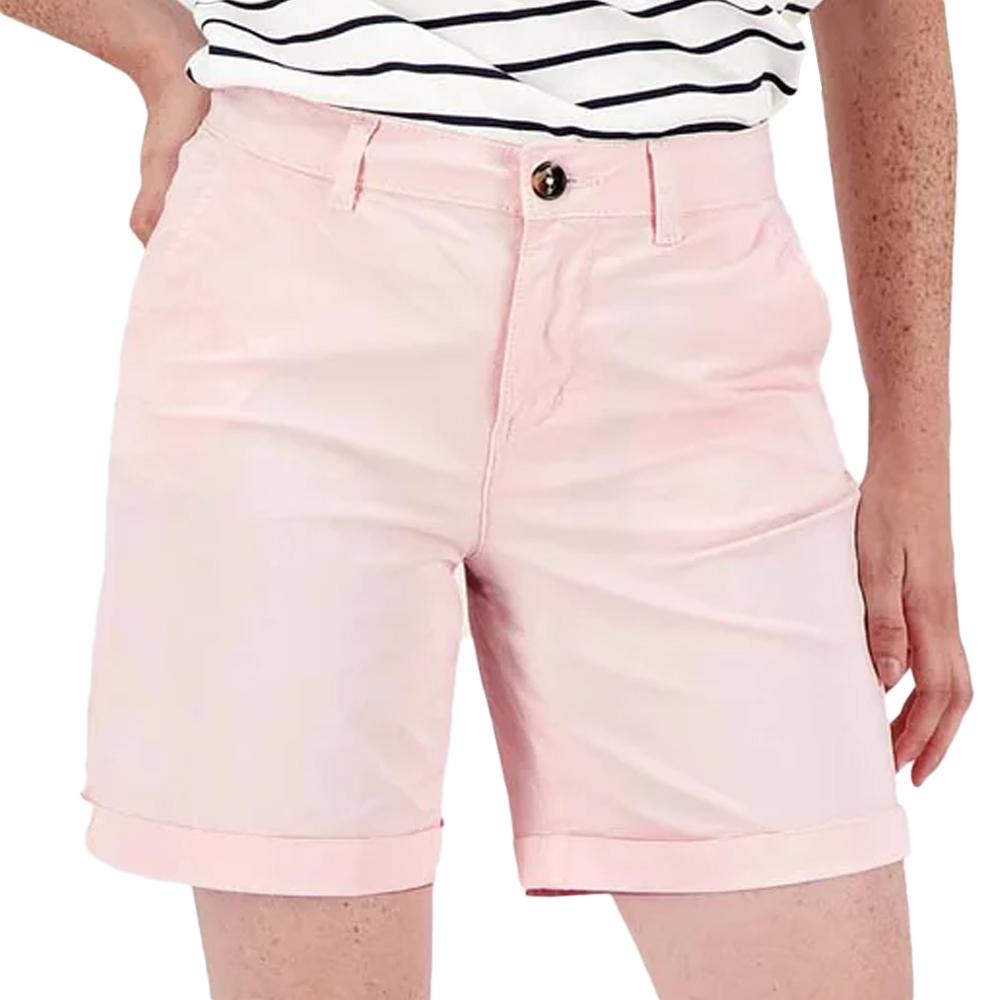 Short Rose Femme TBS Bermuda SANTABER pas cher