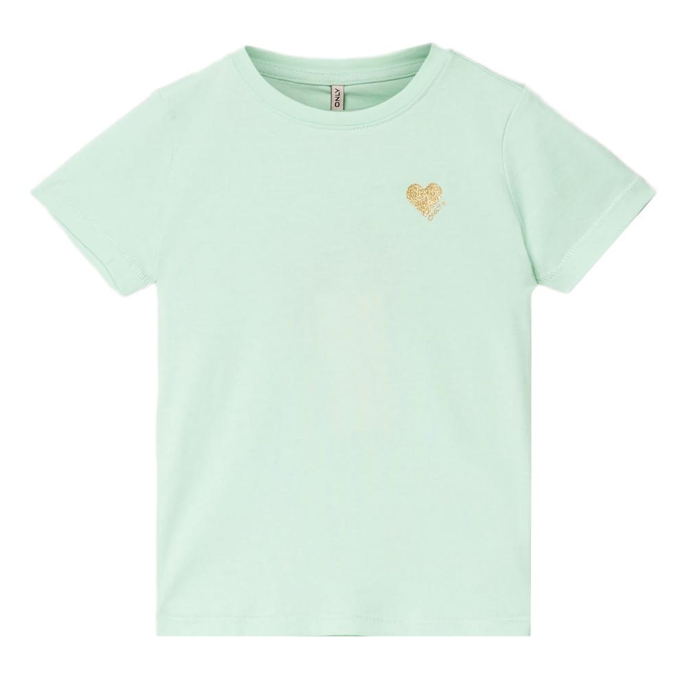 T-shirt Vert Clair Fille Kids Only Kita pas cher