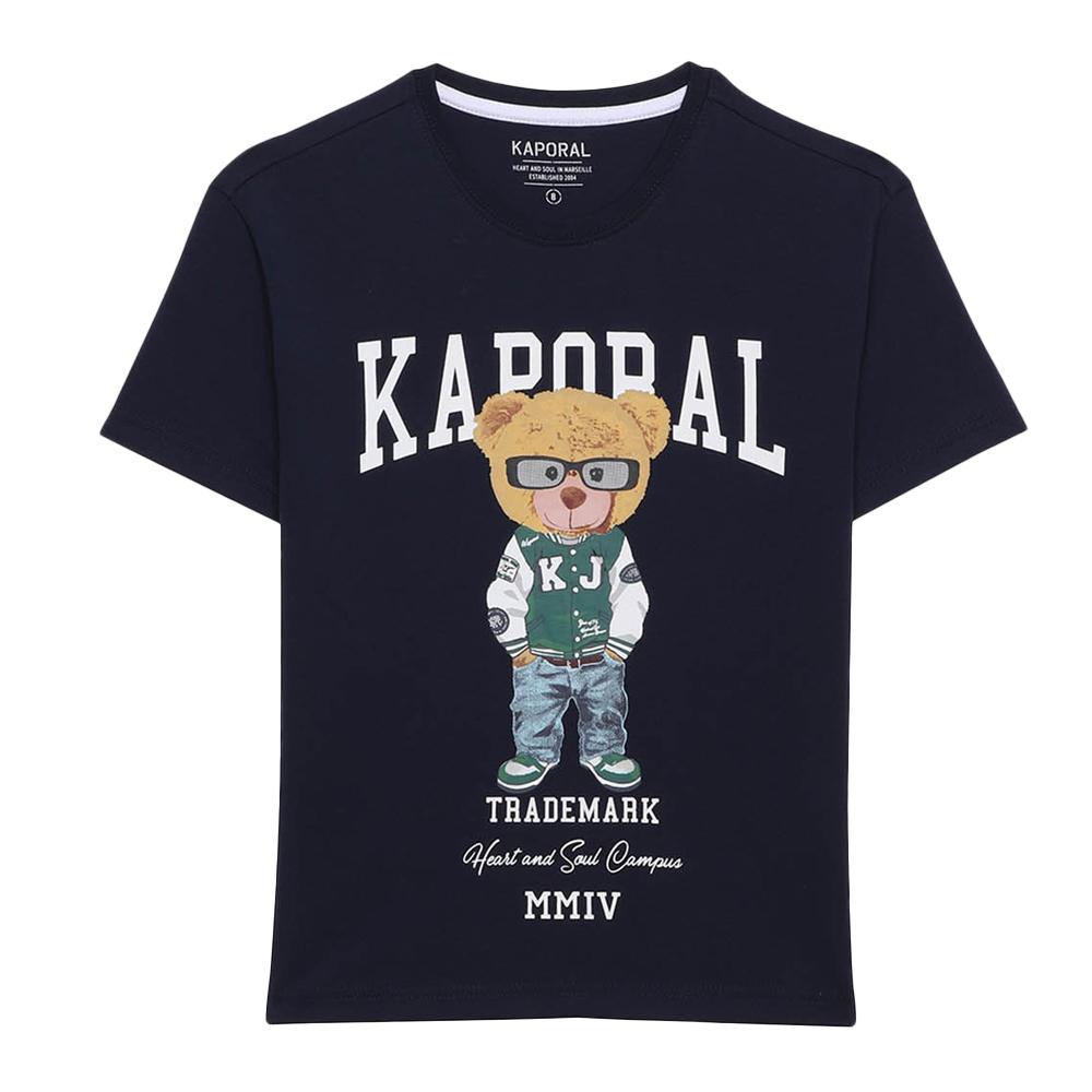 T-shirt Marine Garçon Kaporal MOUREH pas cher