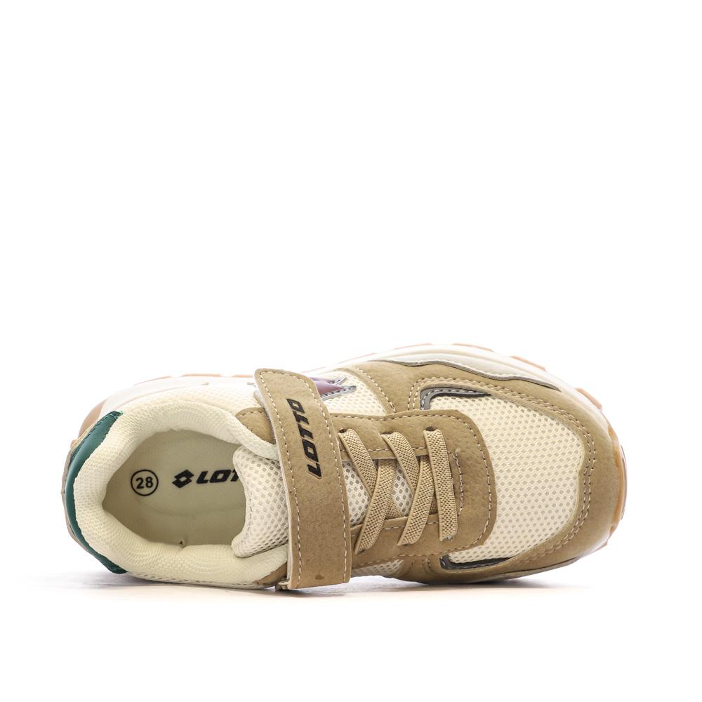 Baskets Beige Garçon Lotto Capri vue 4