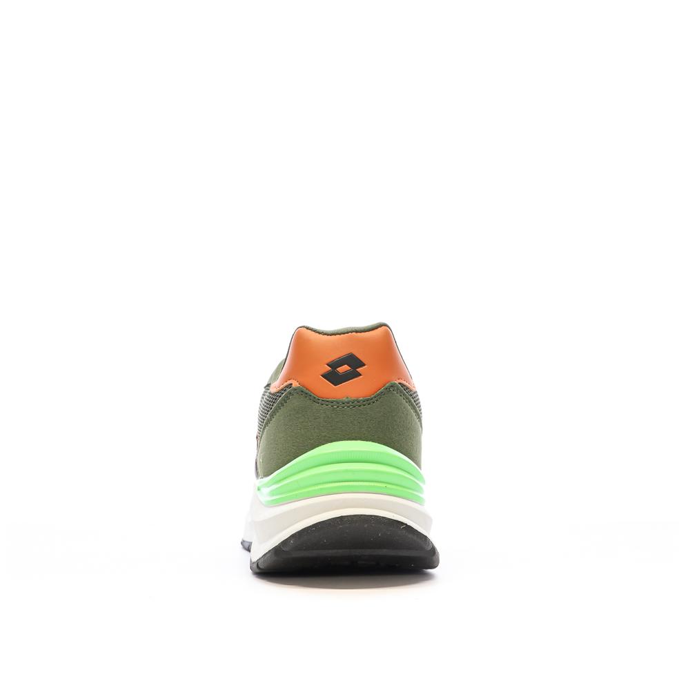 Baskets Kaki/Orange Homme Lotto Twenty6 vue 3