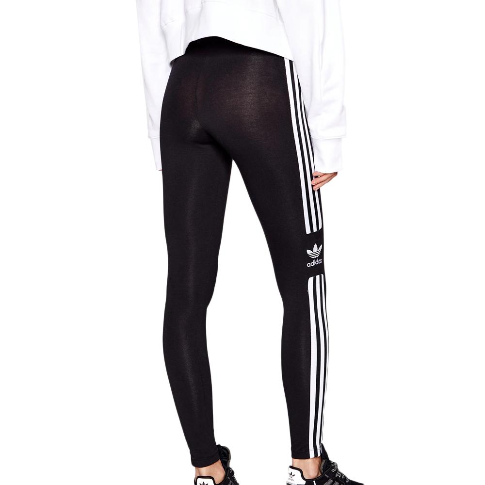 Legging Noire Femme Adidas Trefoil Tight DV2636 vue 2