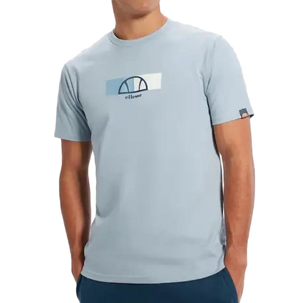 T-shirt Bleu Homme Ellesse Visageo pas cher