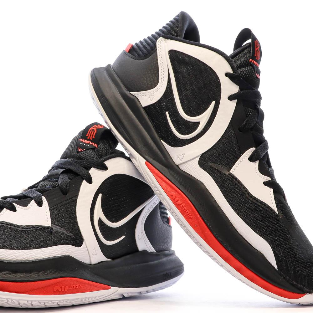 Chaussures de Basketball Noir/Rouge Homme Nike Kyrie Low 5 vue 7