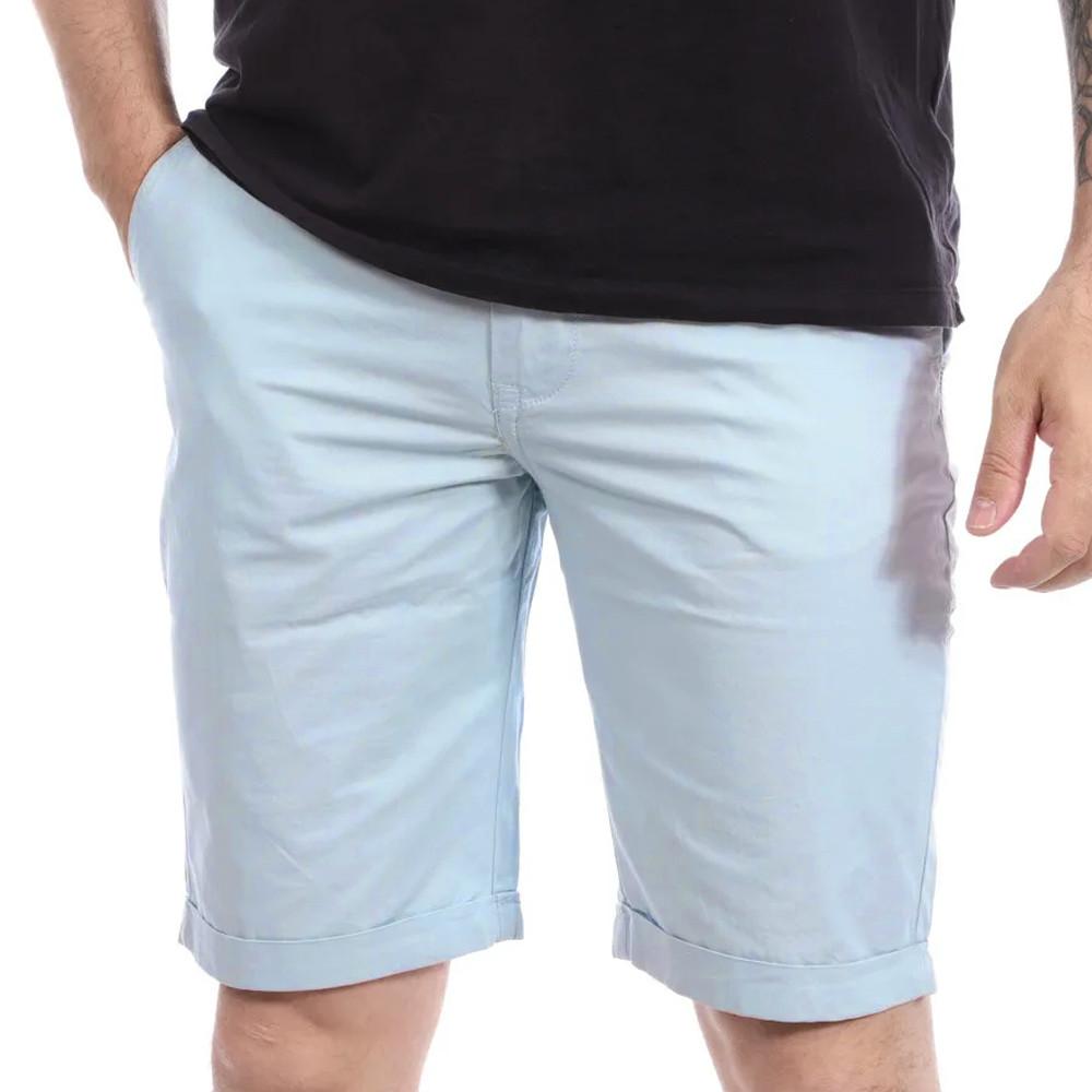 Short Chino Bleu Homme La Maison Blaggio Matt pas cher