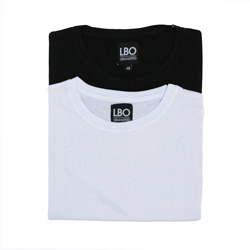 X2 T-shirt Noir/Blanc Homme LBO 266577 pas cher