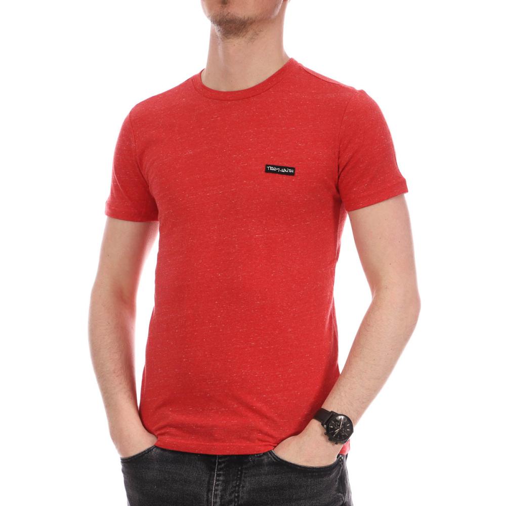 T-shirt Rouge Homme Teddy Smith T-Nark pas cher