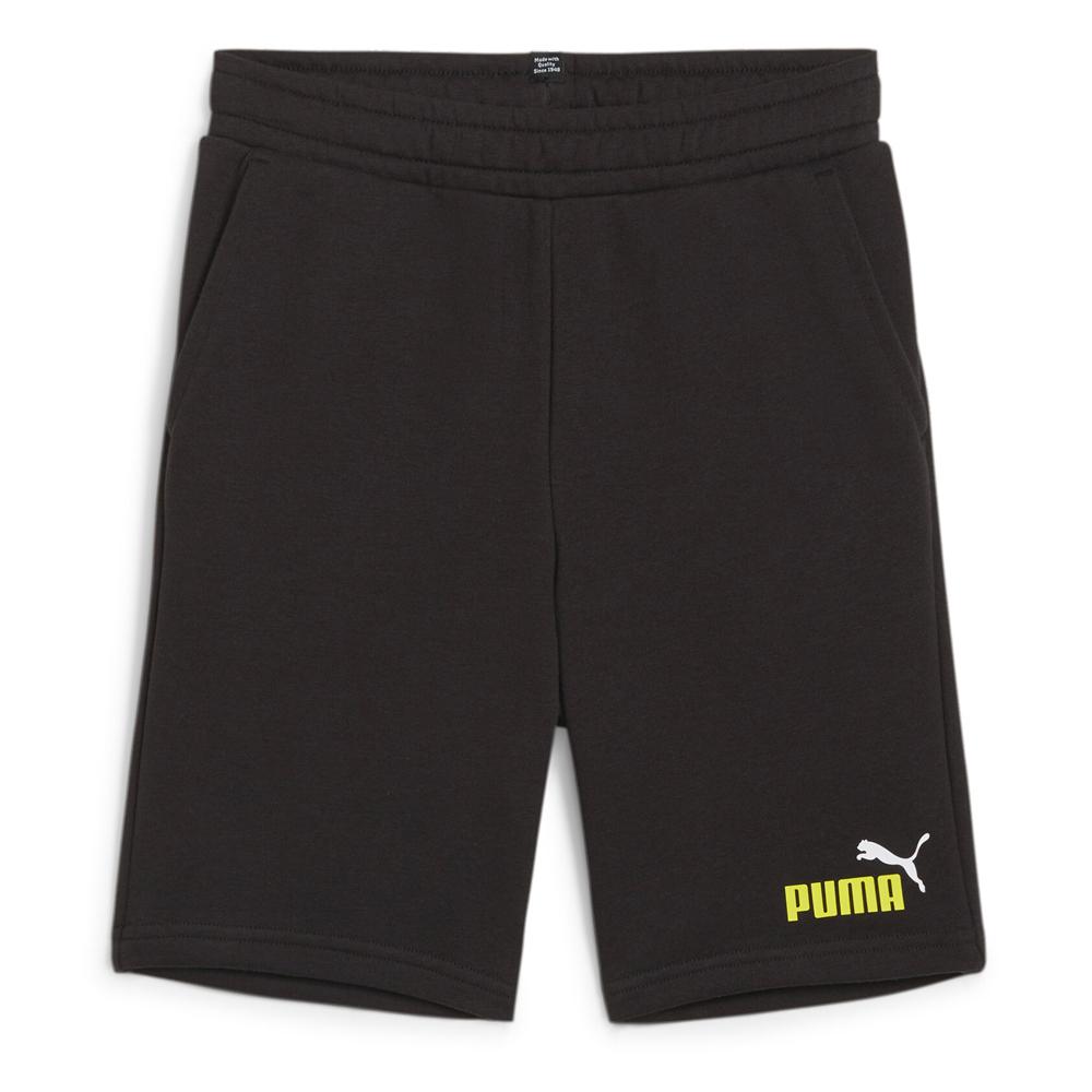 Short Noir/Vert Enfant Puma ESS+2 pas cher