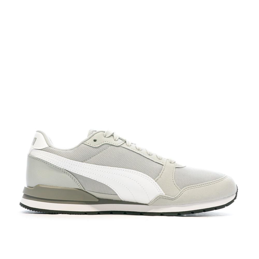 Baskets Gris/Blanc Homme Puma V3 Mesh Castlerock vue 2