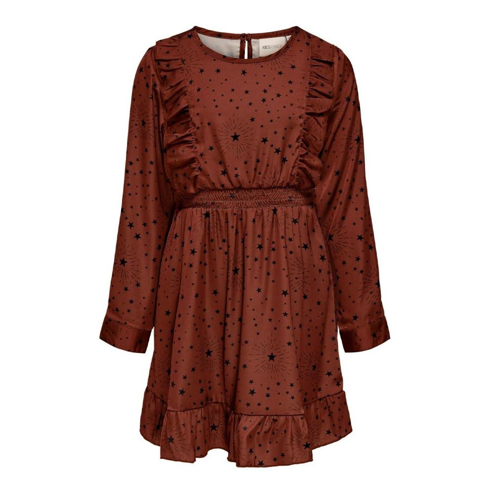 Robe Marron Fille Kids Only Konmolly pas cher