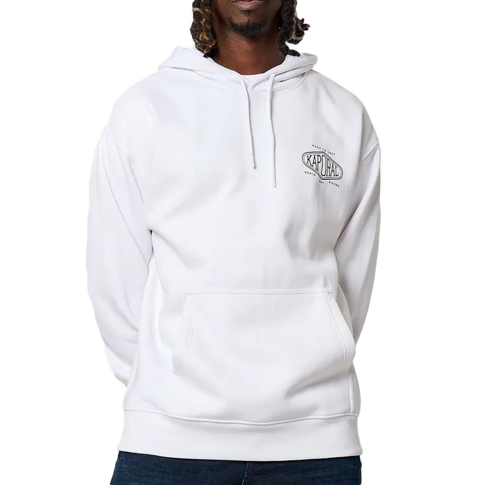 Sweat Capuche Blanc Homme Kaporal VARDOH pas cher