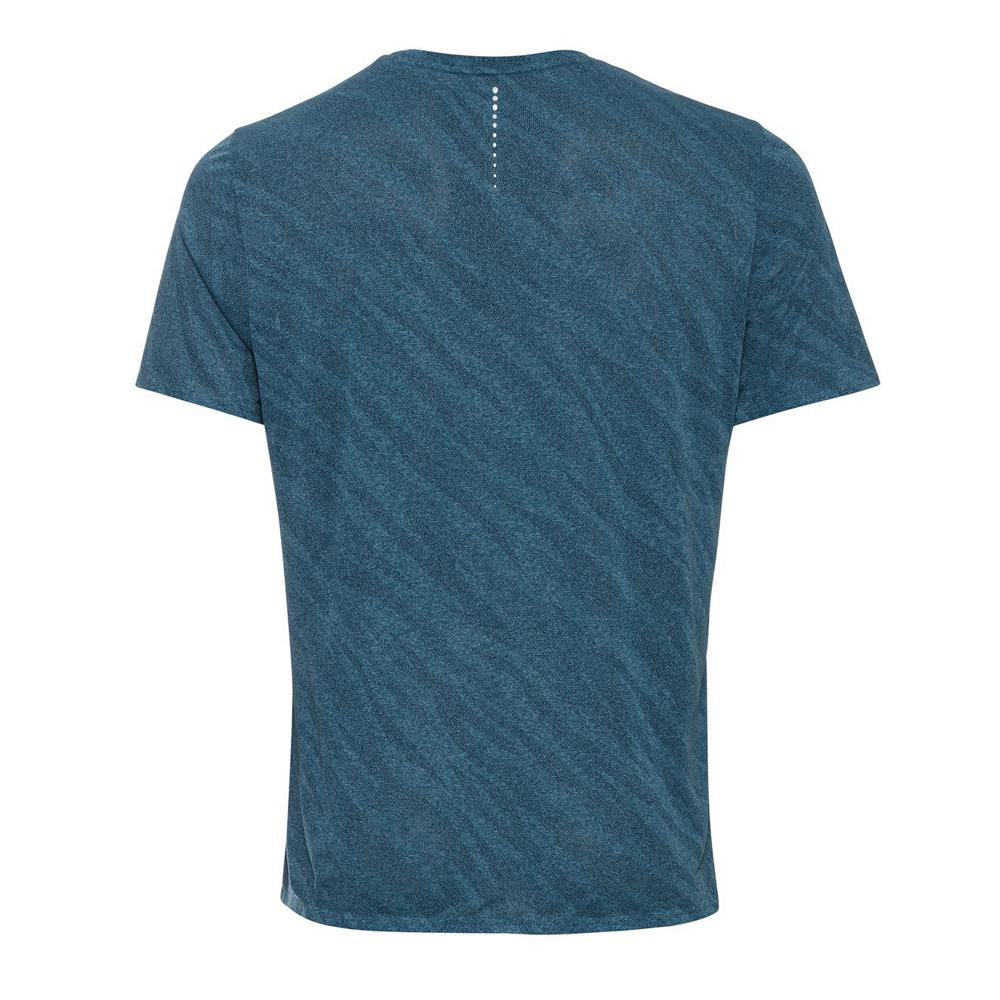 T-shirt Bleu Homme Odlo Zeroweight vue 2
