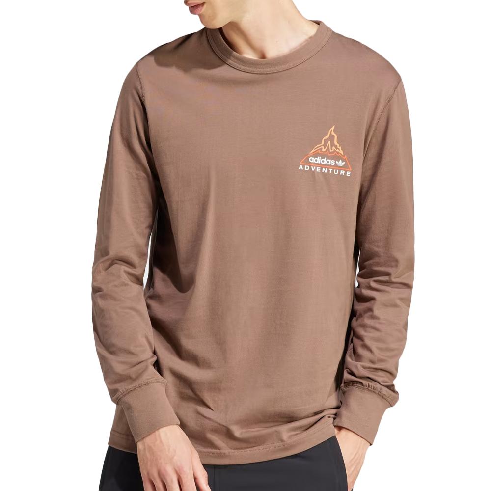 T-shirt Marron Homme Adidas Adv Volcano pas cher