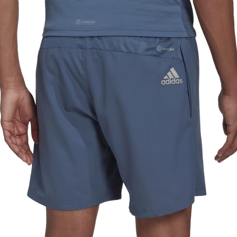 Short de Running Bleu Homme Adidas Run vue 2