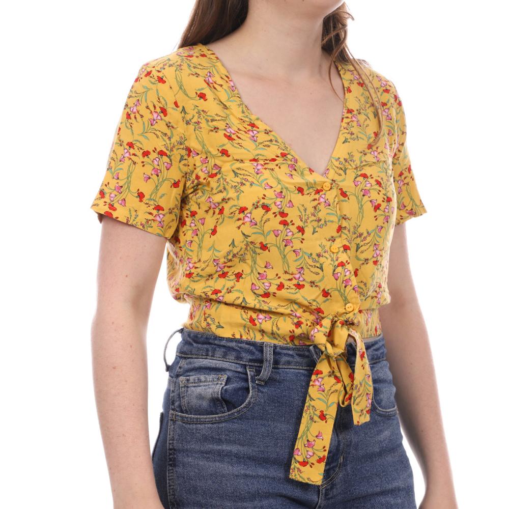 Blouse Jaune Femme Vero Moda Easy pas cher