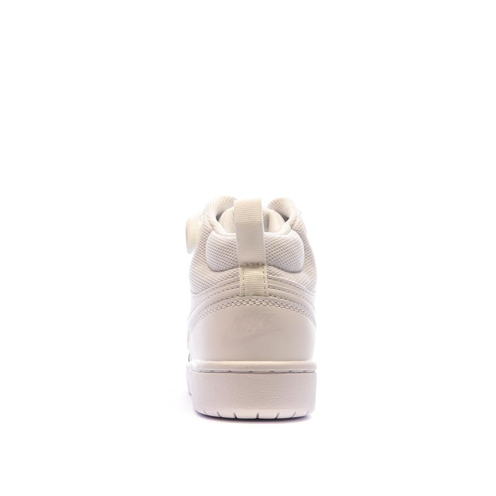 Baskets Blanche Enfant Nike Court Borough Mid 2 vue 3