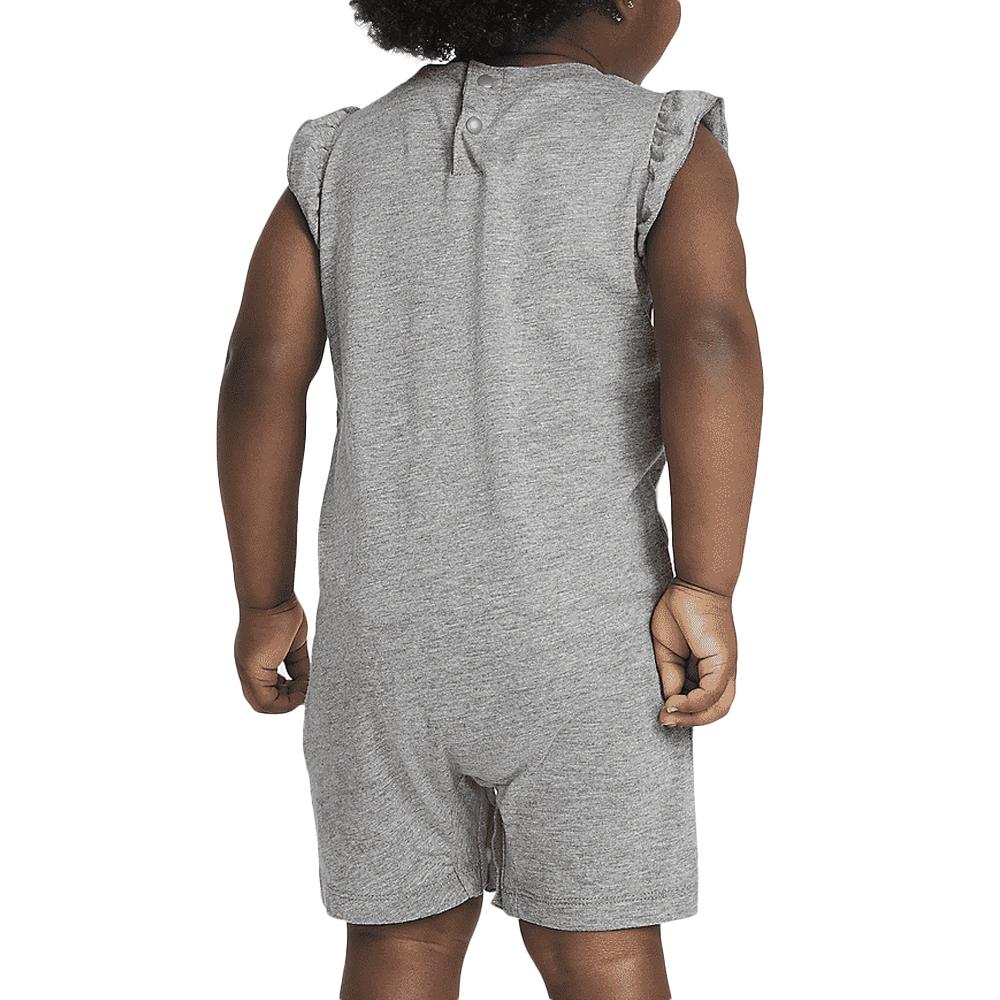 Combi-Short Gris Nike Ruffle Sleeve Romper vue 2