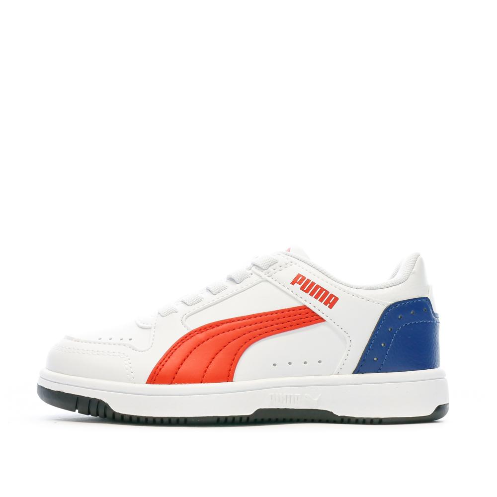 Baskets Bleu/Blanc/Rouge Garçon Puma Reb Joy pas cher