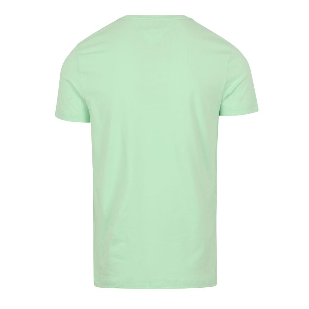 T-shirt Vert Homme Tommy Hilfiger Stretch Slim vue 2