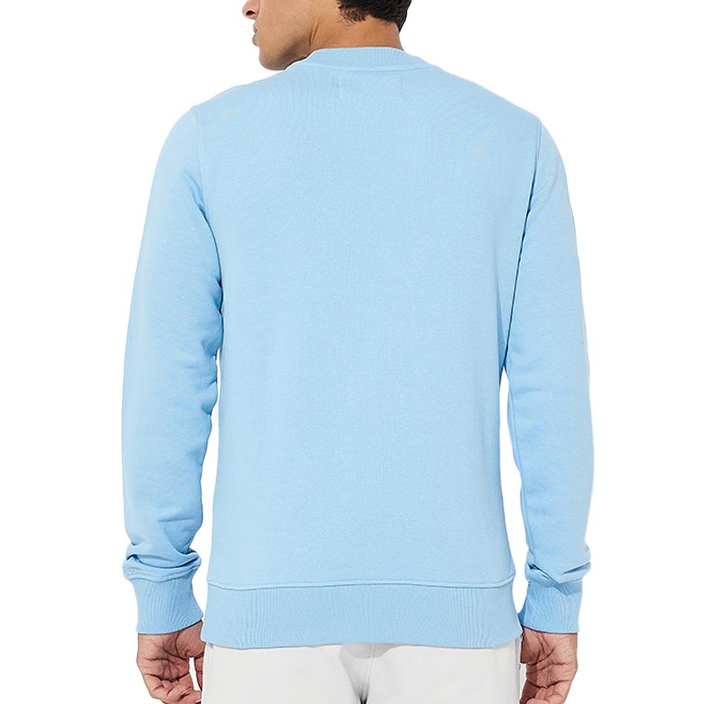 Sweat Bleu Homme Calvin Klein Embro Badge vue 2