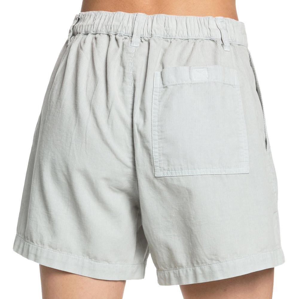 Short Gris en velours côtelé Femme Quiksilver vue 2