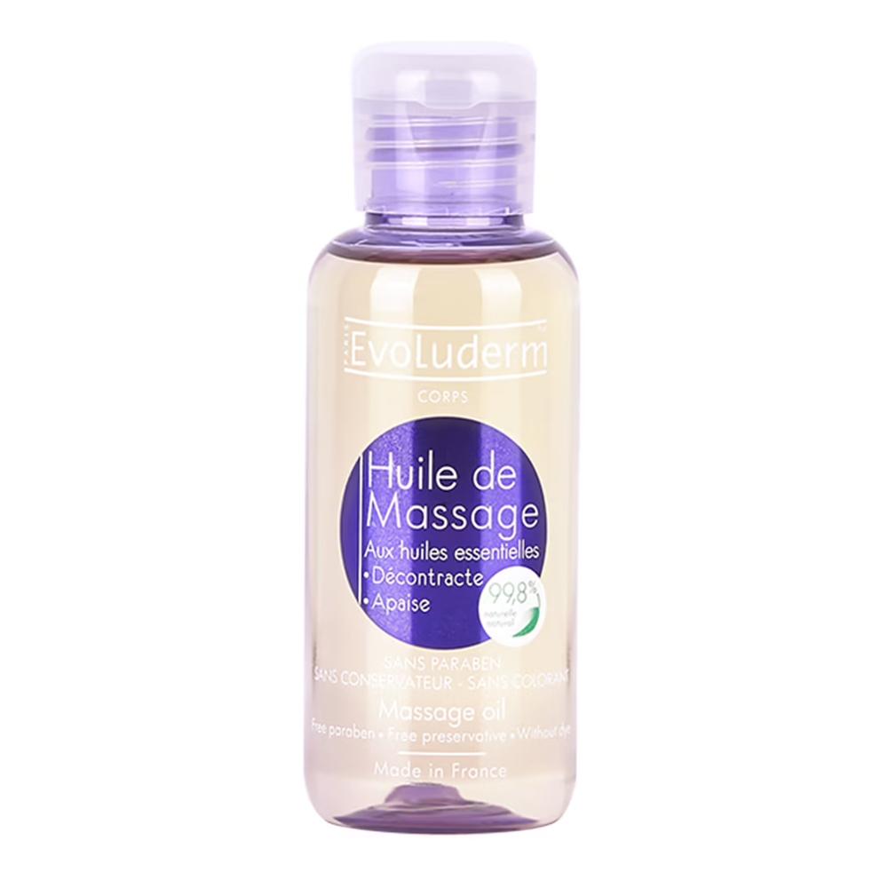 Huile de massage aux huiles essentielles EVOLUDERM 100 ml pas cher