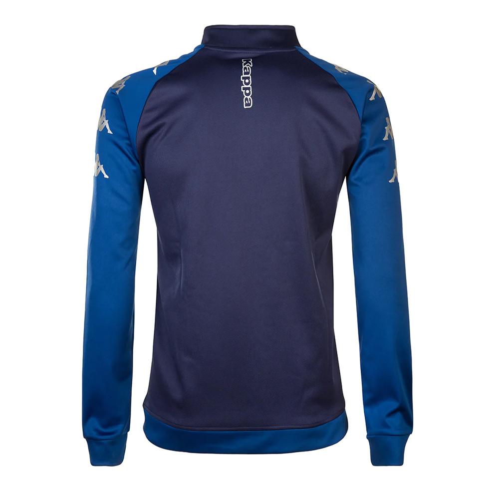 Sweat D'entrainement 1/2 zip Marine Garçon Kappa Trieste vue 3