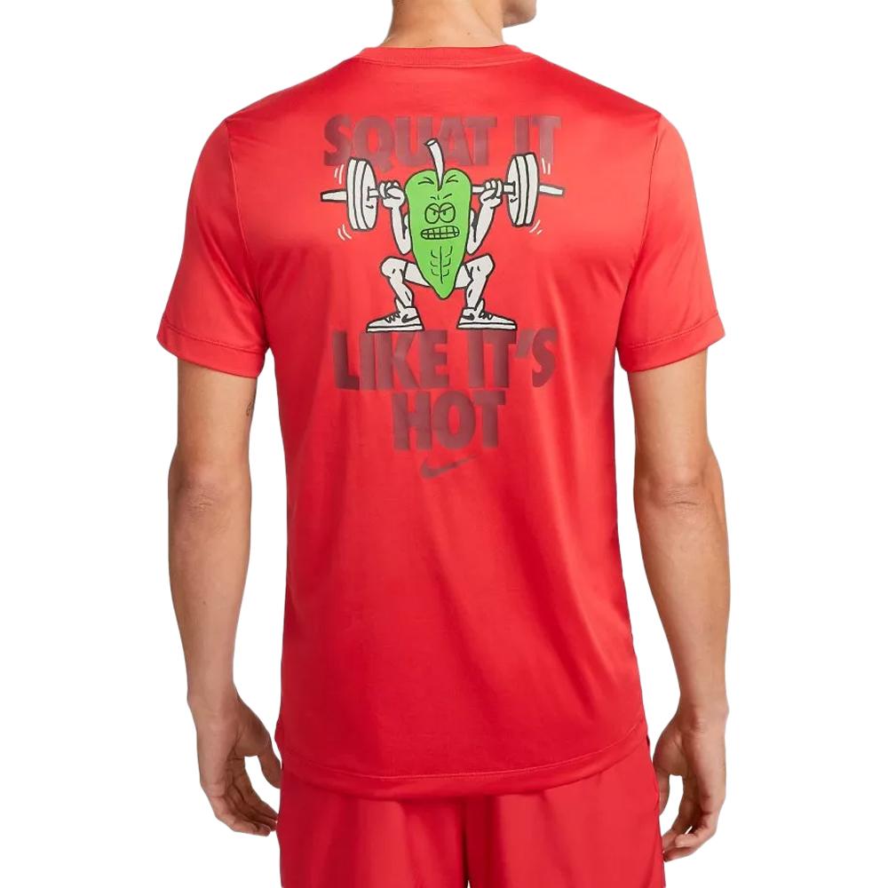 T-shirt de Sport Rouge Homme Nike Humor vue 2