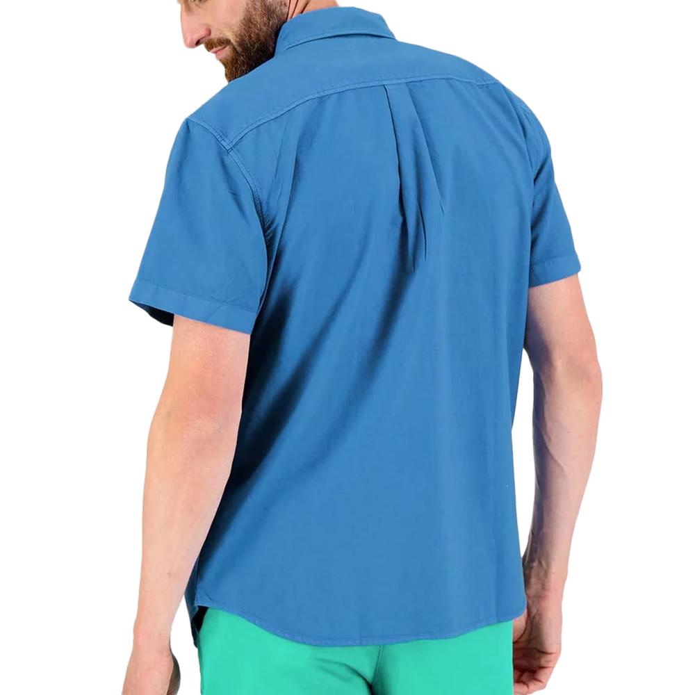 Chemise Bleu Homme TBS BRODYCHA vue 2