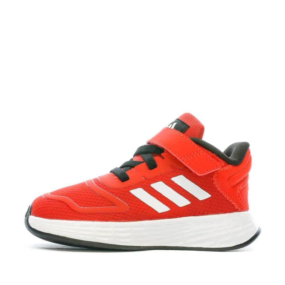 Baskets Rouge Noir Garcon Adidas Duramo 10