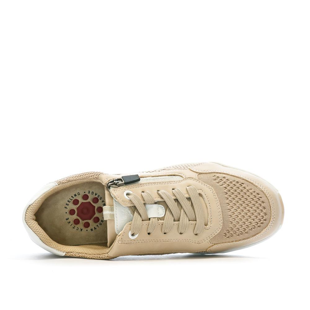 Baskets Beige Femme RELIFE Looplace vue 4