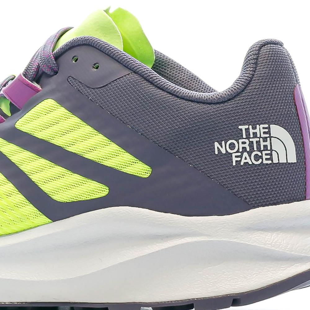 Chaussure De Trail Jaune Fluo/Violet Femme The North Face Eminus vue 7