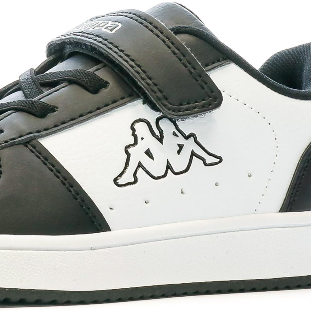 Baskets Noir/Blanc Garçon KAPPA Malone vue 7