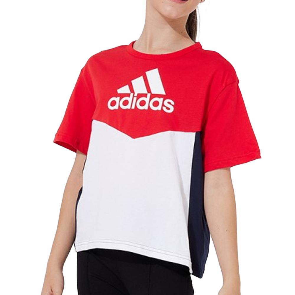 T shirt Rouge Fille Adidas HM4548 Espace des marques