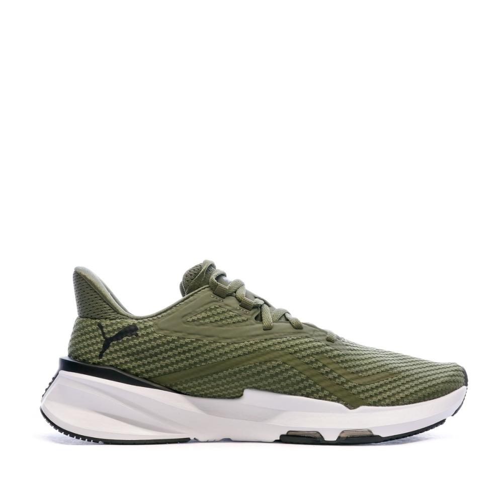 Chaussures de Running Kaki Homme Puma Pwrframe vue 2