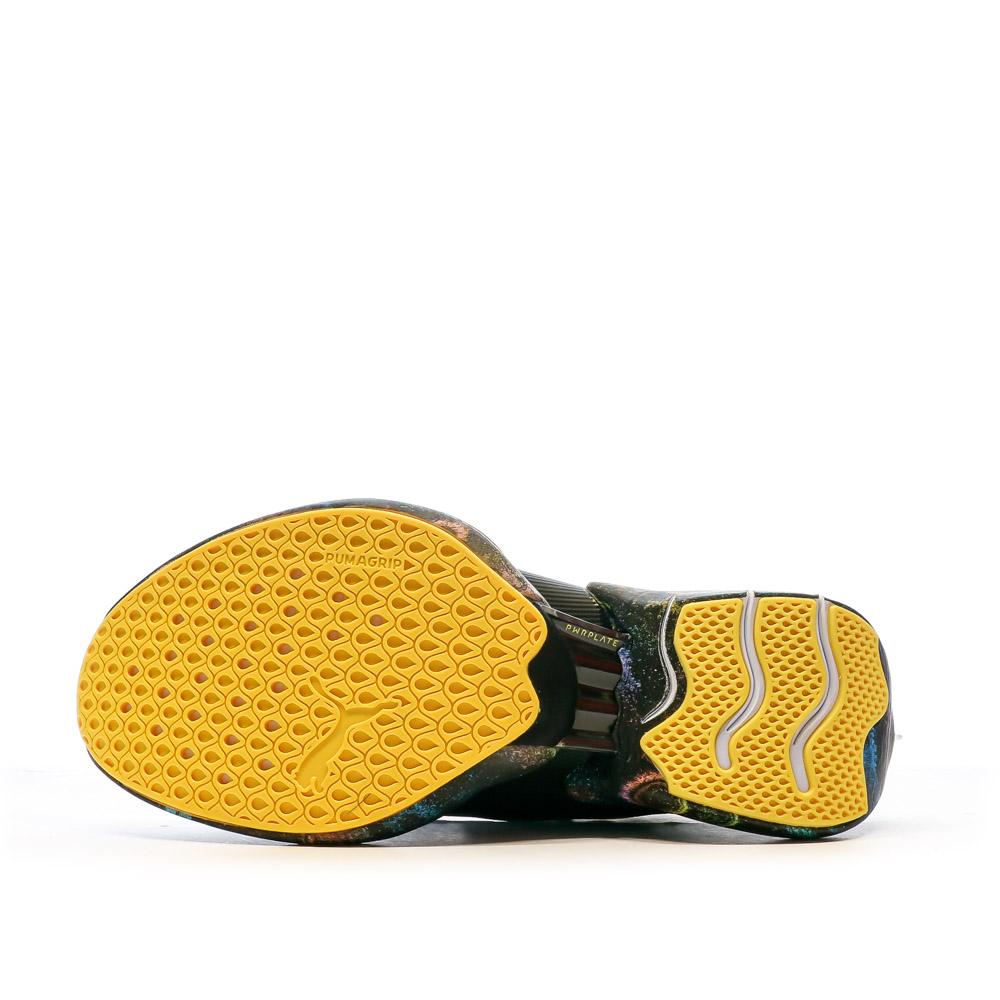 Chaussures de running Noire/Jaune Homme Puma Fast Nitro Elite vue 5